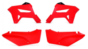 Tapa Lateral + Aleta Tanque Ride – TORNADO (Rojo)