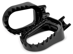 Pedaleira Shark - Inox – CRF 230 / TOIRNADO / CRF250F (Negro)